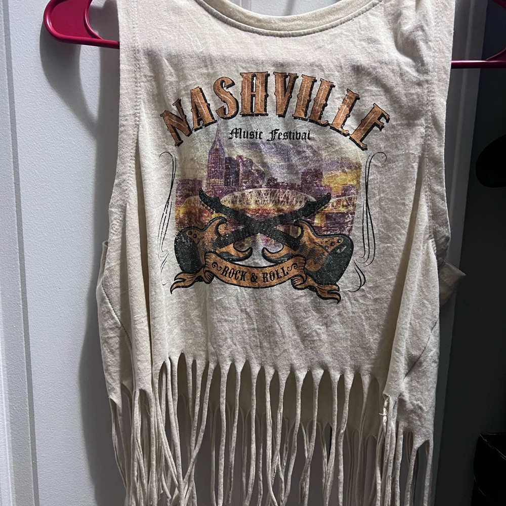 COPY - Fringed Nashville Music Festival Tank Top